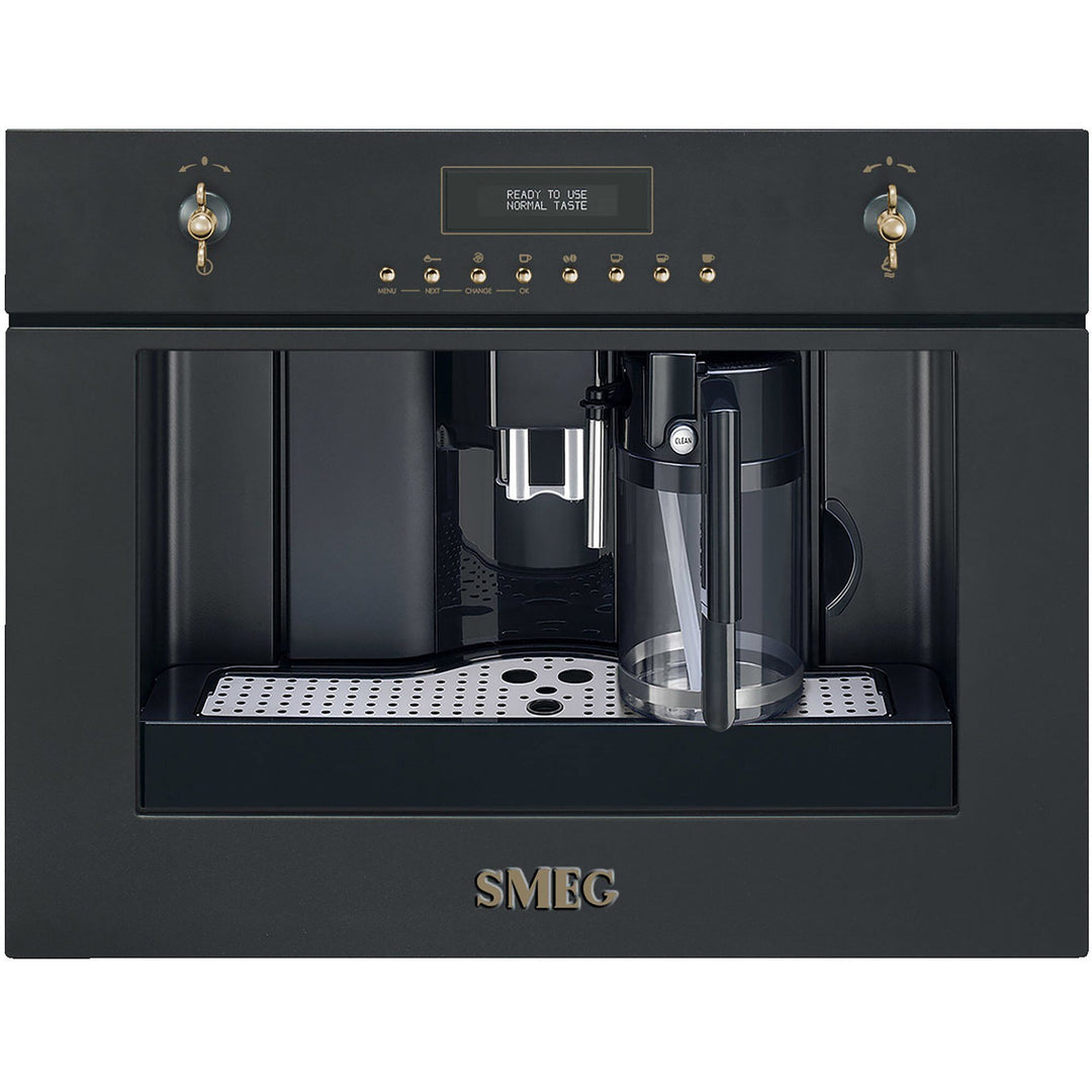 Se Smeg 60 cm indbygget kaffemaskine antracit ✔ Stort online udvalg i Smeg - Køb online på udsalg og tilbud lige nu ✔ Meget billig fragt og hurtig levering: 1 - 2 hverdage - Varenummer: KTCH-41234 og barcode / Ean: 8017709221874 på lager - Udsalg på Hjem og madlavning, Boligindretning Spar op til 57% - Over  857 kendte brands på udsalg