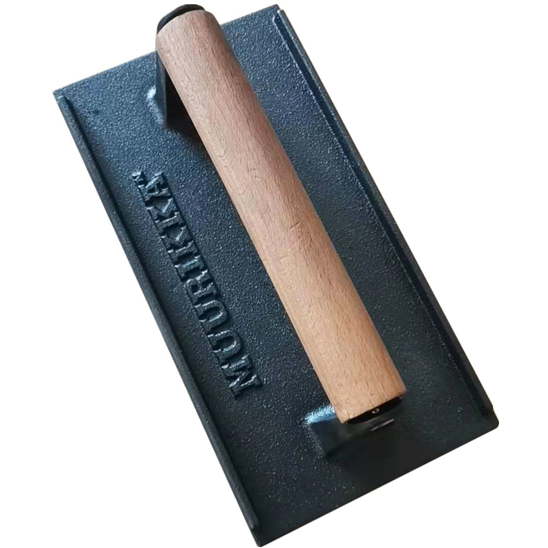 Muurikka Muurikka Rektangulær grillpresser, støbejern – vinkelbillede (Grilltilbehør)