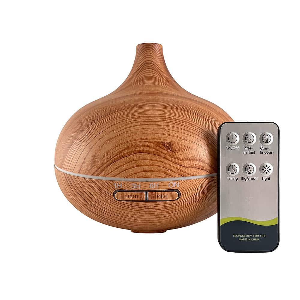 Aroma Diffuser Stilren og smuk 300 ml. (fås med aroma oliekit) Lysebrun