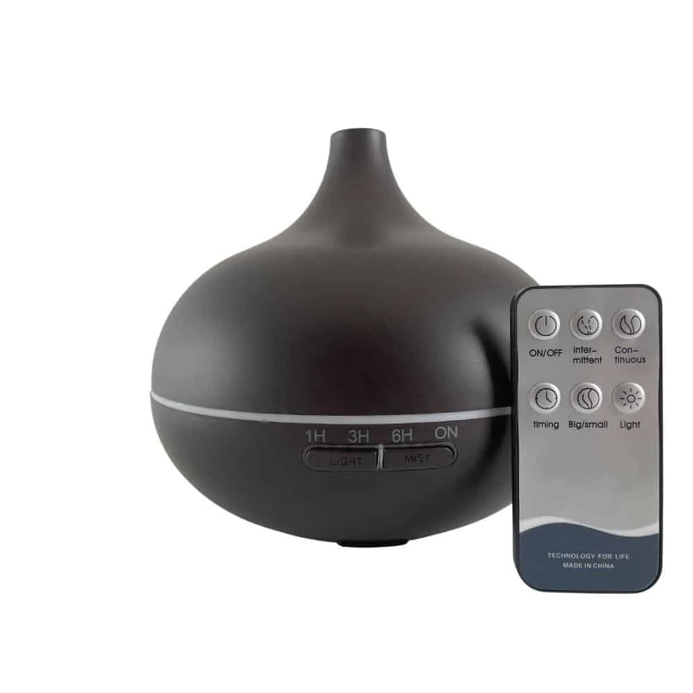 Aroma Diffuser Stilren og smuk 300 ml. (fås med aroma oliekit) Mørkebrun