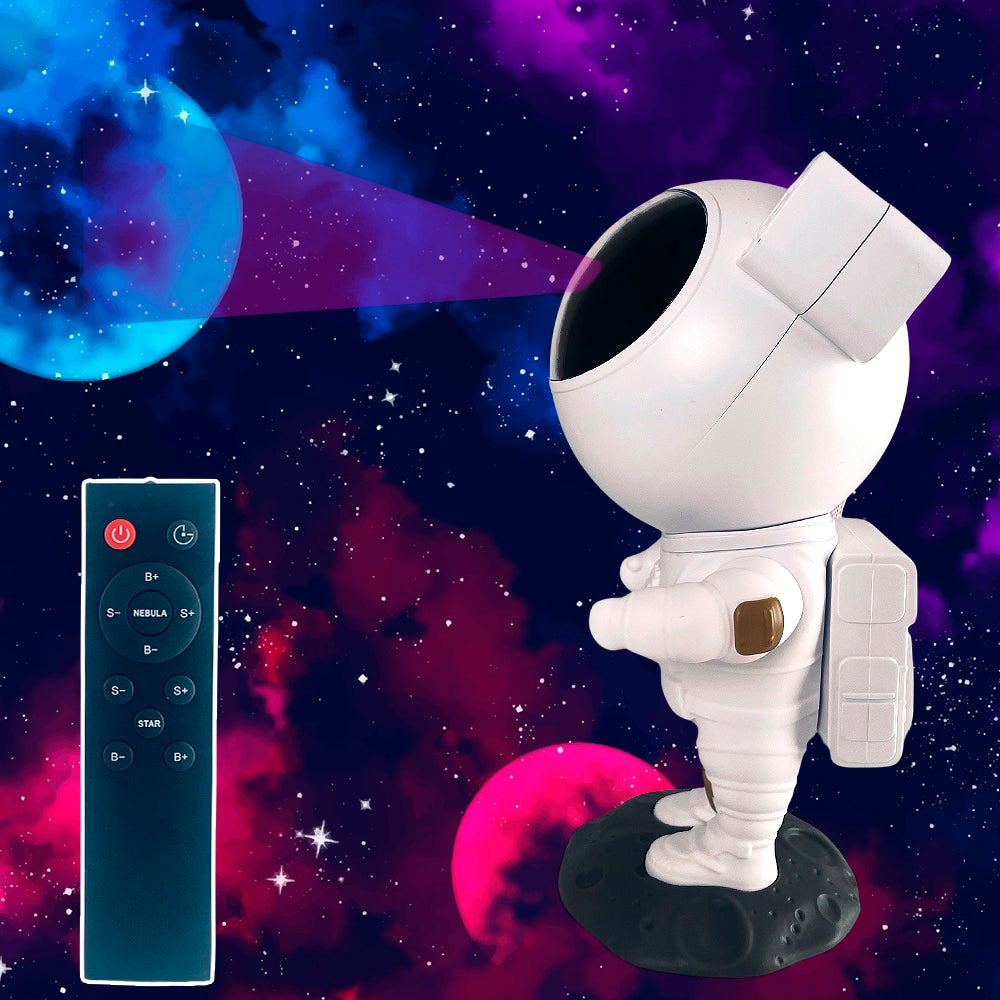 Produktbillede af Astronaut stjernehimmel projektor m/fjernbetjening på tilbud
