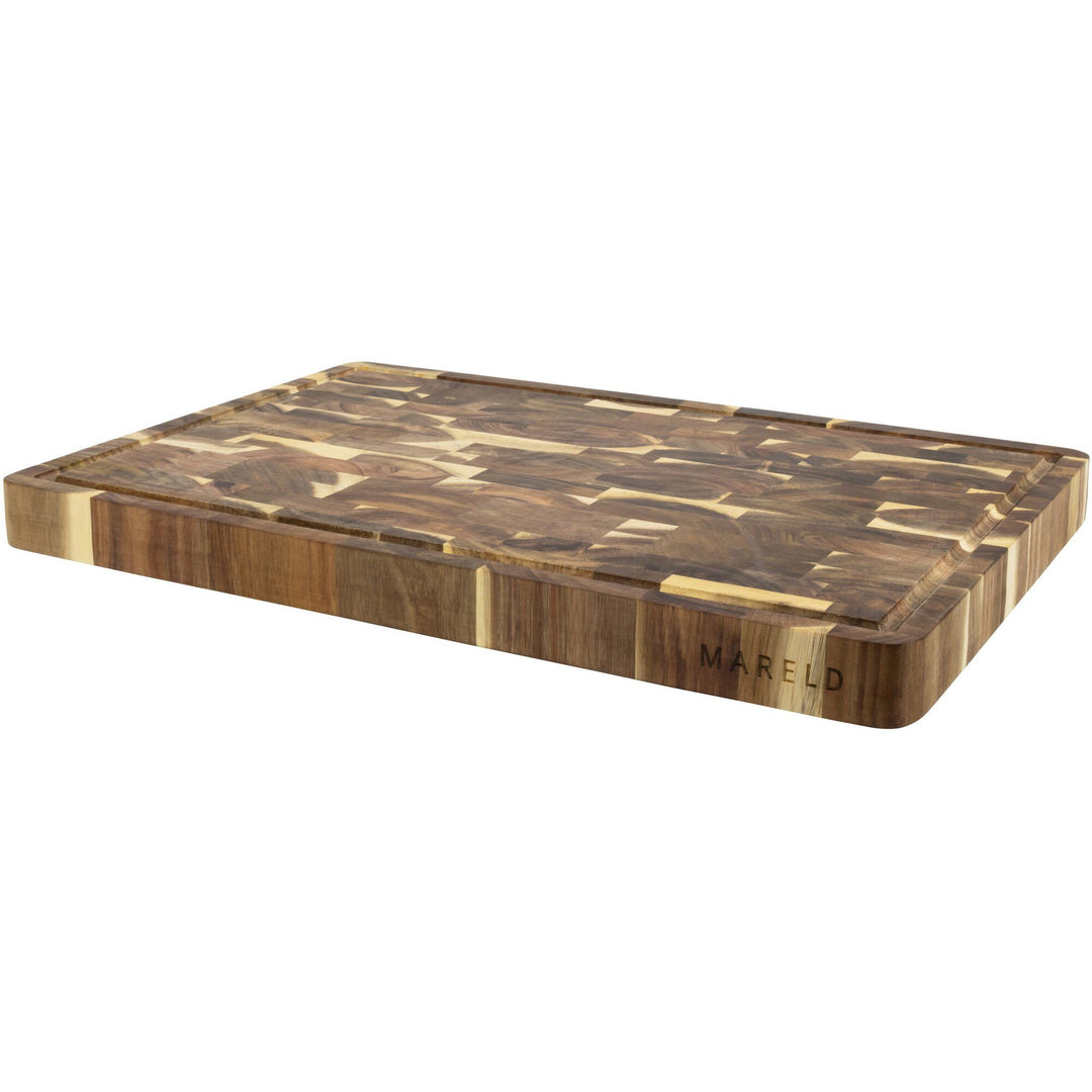 Mareld Mareld Skærebræt L 48x32x3,5 cm, akacietræ – vinkelbillede (Skærebræt)