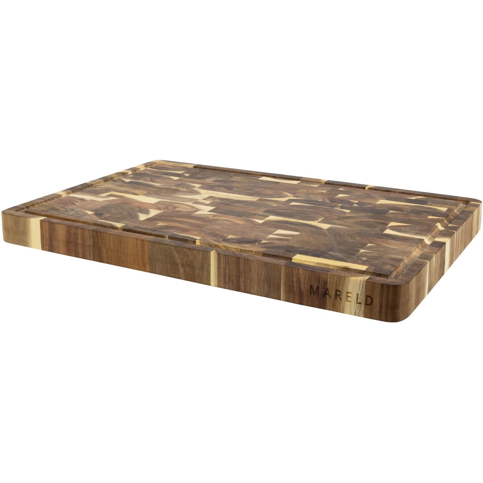 Mareld Mareld Skærebræt L 48x32x3,5 cm, akacietræ – vinkelbillede (Skærebræt)