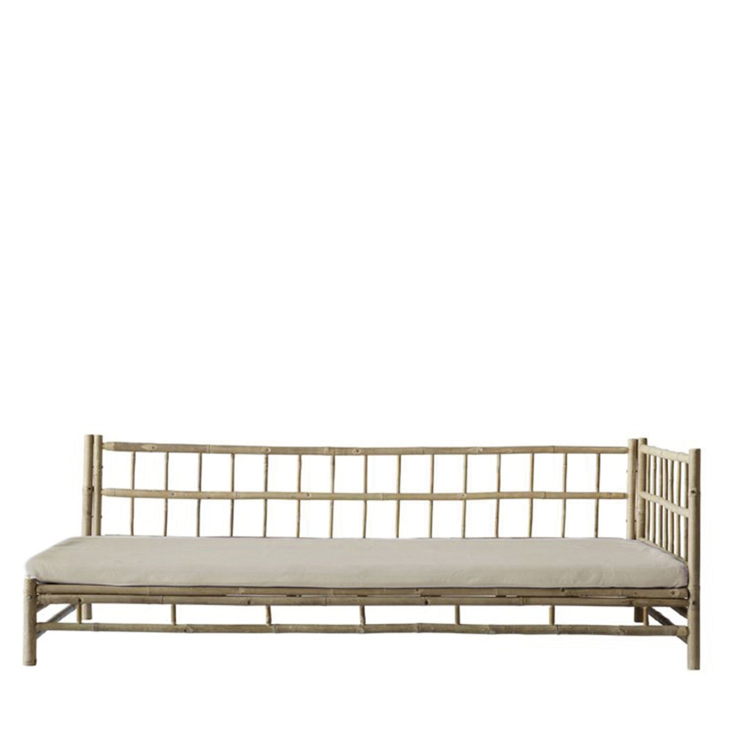 Produktbillede af TINE K HOME BAMBUS SOFA SAND HYNDE VENSTRE 220 i premium kvalitet