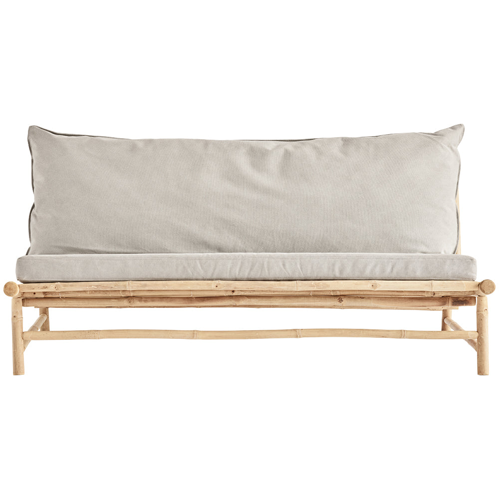 Produktbillede af TINE K HOME BAMBUS LOUNGE SOFA GRÅ HYNDE 160 i premium kvalitet