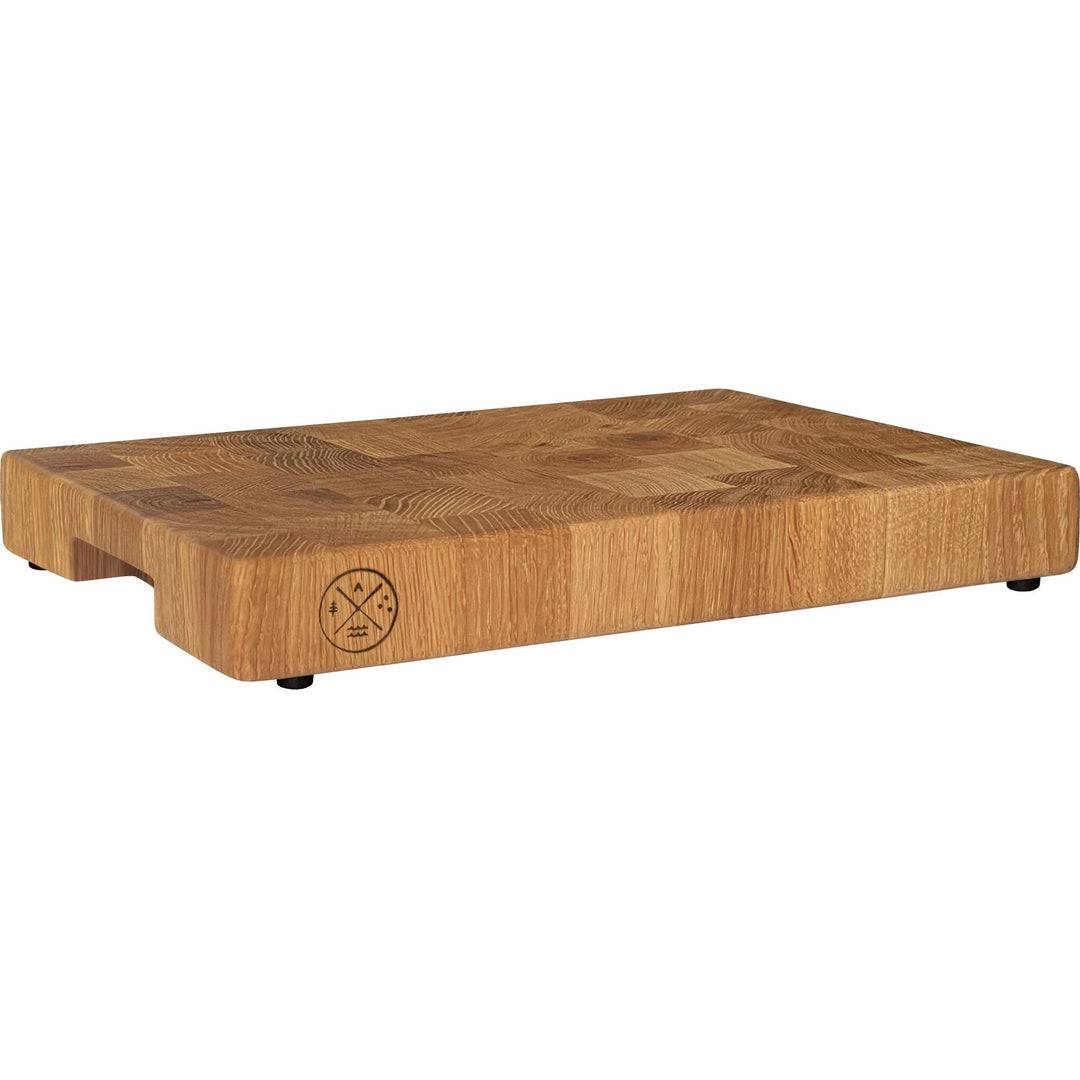 Det vilda skafferiet Det vilda skafferiet Skærebræt 32 cm x 22 cm, naturolieret eg – vinkelbillede (Skærebræt)