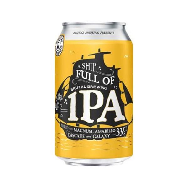 Ship Full Of Ipa 33 Cl. ❤ Kæmpe udvalg i Brutal Brewing ❤ Billig fragt og hurtig levering 2 - 5 hverdage - Varenummer: BAR-690899 / Ean: '7310401039992 på lager - Udsalg på Drikkevarer Øl Indian Pale ale Spar op til 51% - Over 350 kendte brands på udsalg