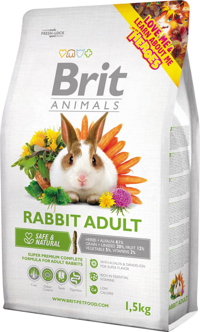 Brit - Kaninfoder voksen komplet - 1,5 el. 3 kg - 3 kg » Kæmpe udvalg i Brit » Billig fragt og hurtig levering 2 - 5 hverdage - Varenummer: BGH-48666324730186 / Ean: '8595602504824 på lager - Udsalg på Spar op til 66% - Over 785 kendte brands på udsalg