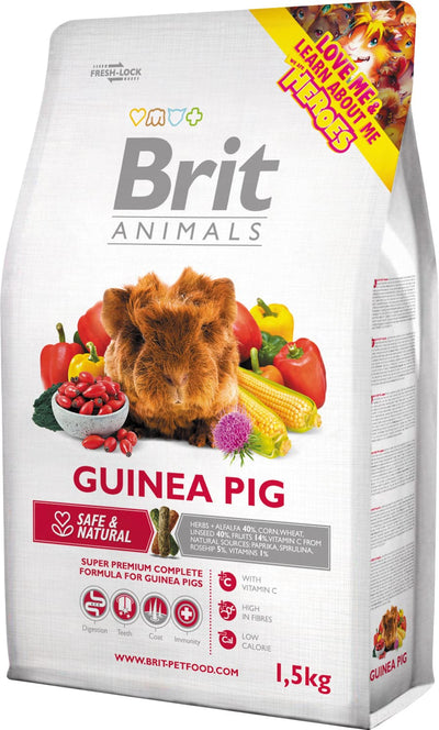 Brit - Foder Marsvin Complete 1,5 kg ❤ Kæmpe udvalg i Brit ❤ Billig fragt og hurtig levering 2 - 5 hverdage - Varenummer: BGH-47763594051914 / Ean: '8595602504787 på lager - Udsalg på Best selling products Spar op til 62% - Over 1324 kendte brands på udsalg