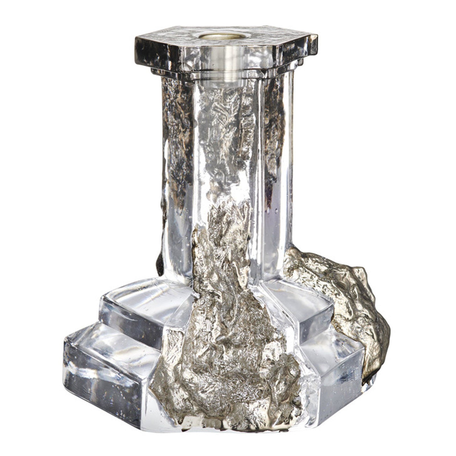 Kosta boda Kosta boda Rocky Baroque lysestage 175 mm, glozzy glaze – produktbillede (Lysestage)