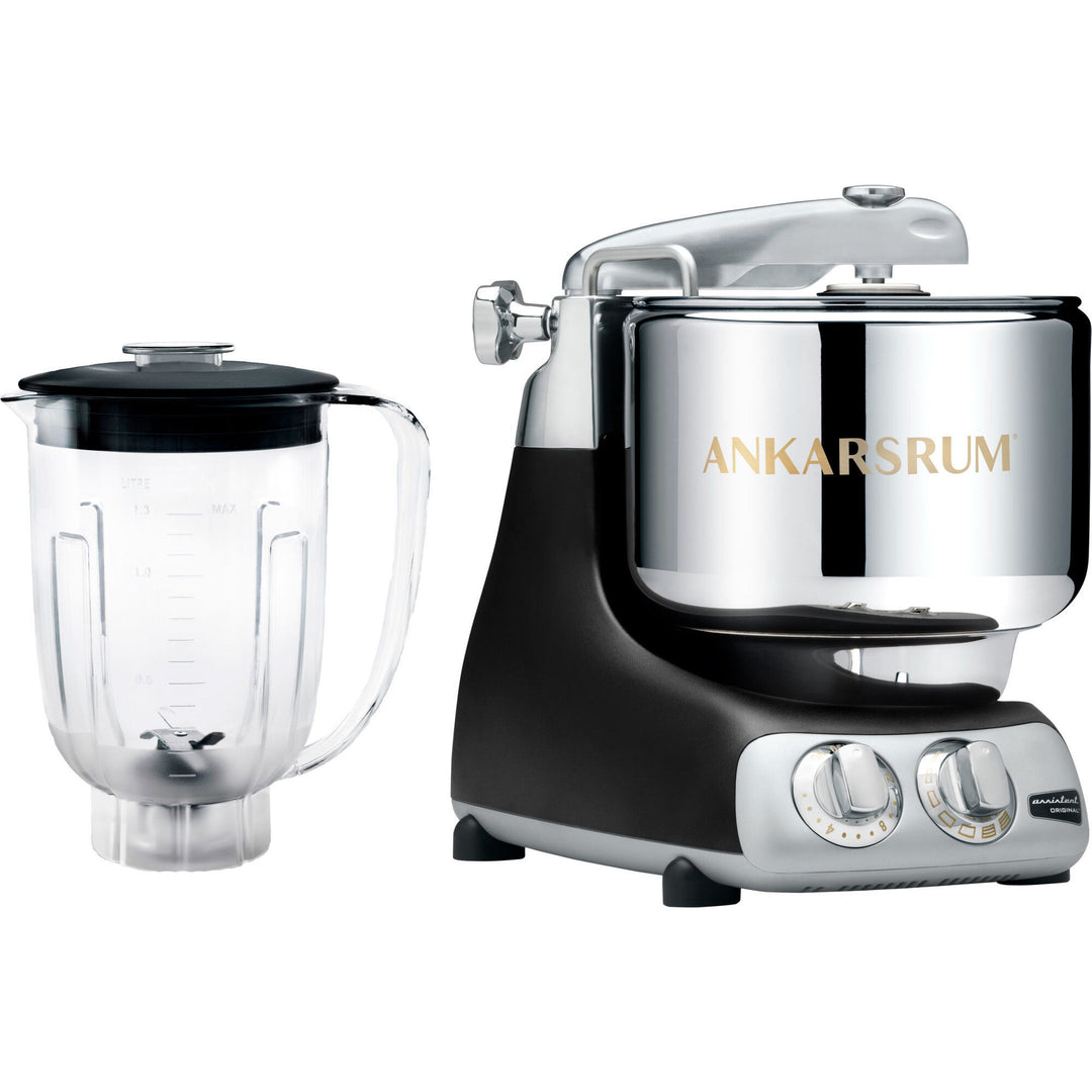 Ankarsrum Ankarsrum Assistent AKM 6230 røremaskine + blender, sort – frontbillede (Røremaskiner)