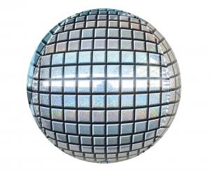 Produktbillede af Folieballon 40cm Kugleformet Disco på tilbud i brug