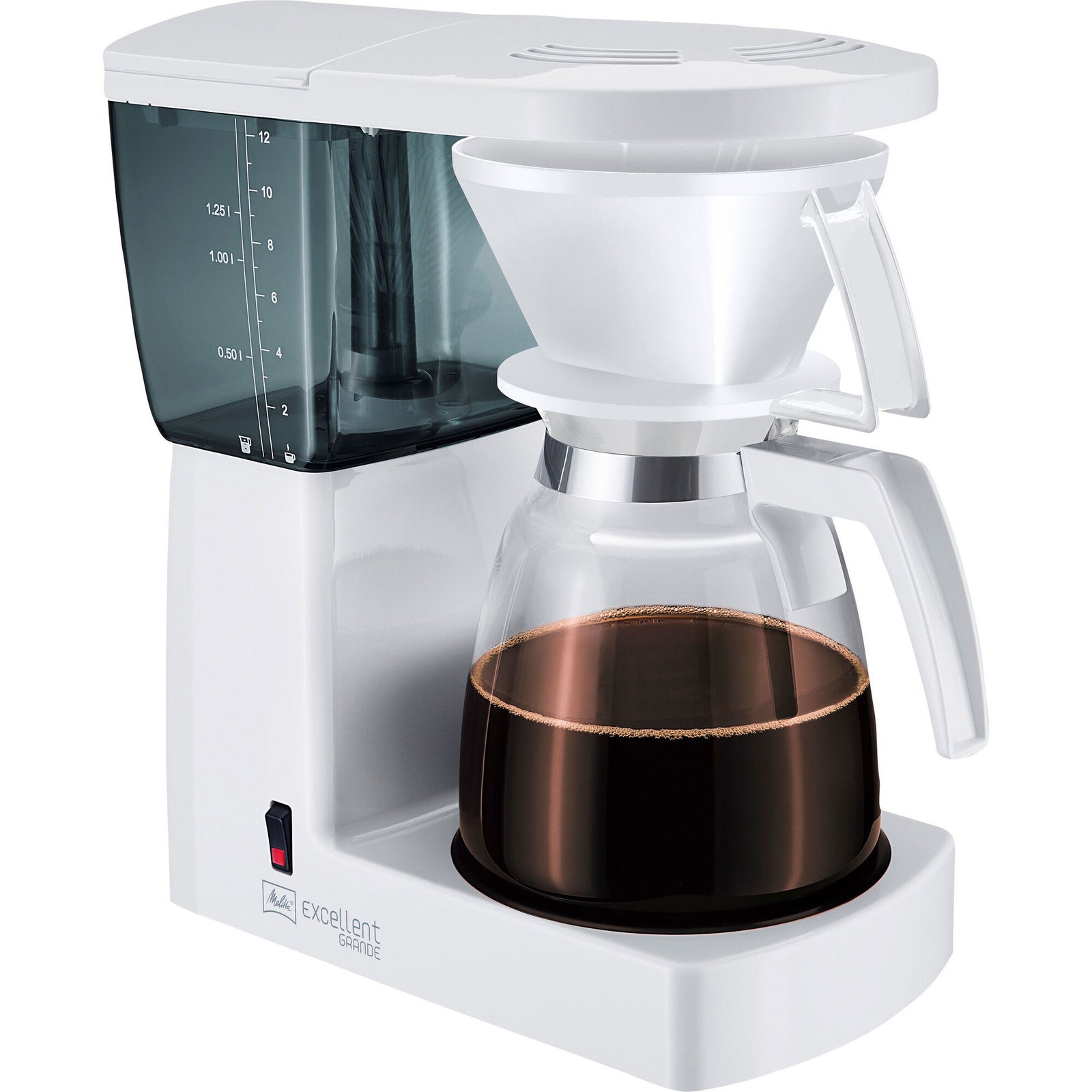 Melitta Melitta Excellent Grande 3.0 kaffemaskine, hvid – produktbillede (Kaffemaskiner)