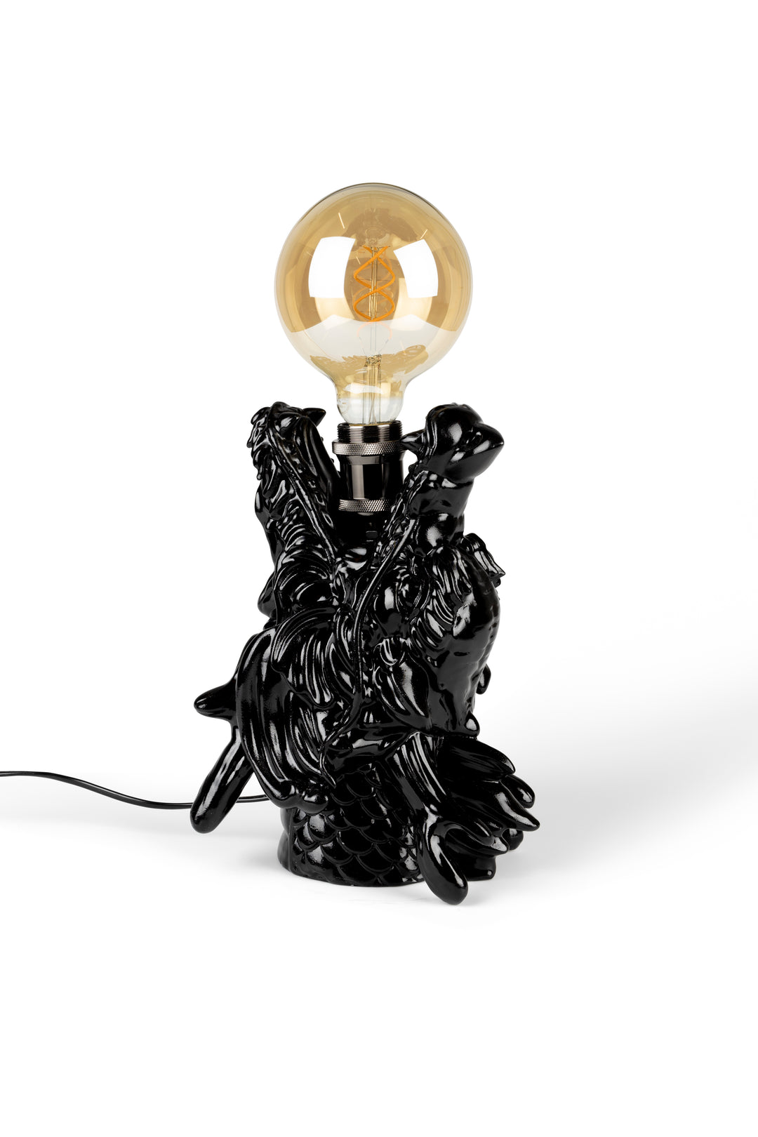 BOLD MONKEY Dragonized Bastard bordlampe sort harpiks