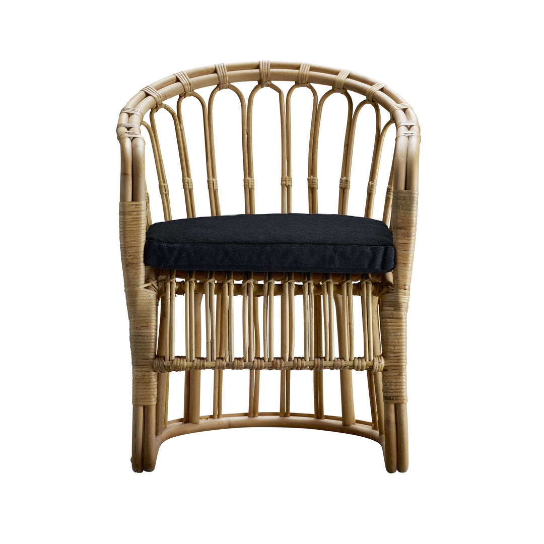 Produktbillede af TINE K HOME STOL RATTAN INKL HYNDE PHANTOM 85 i premium kvalitet