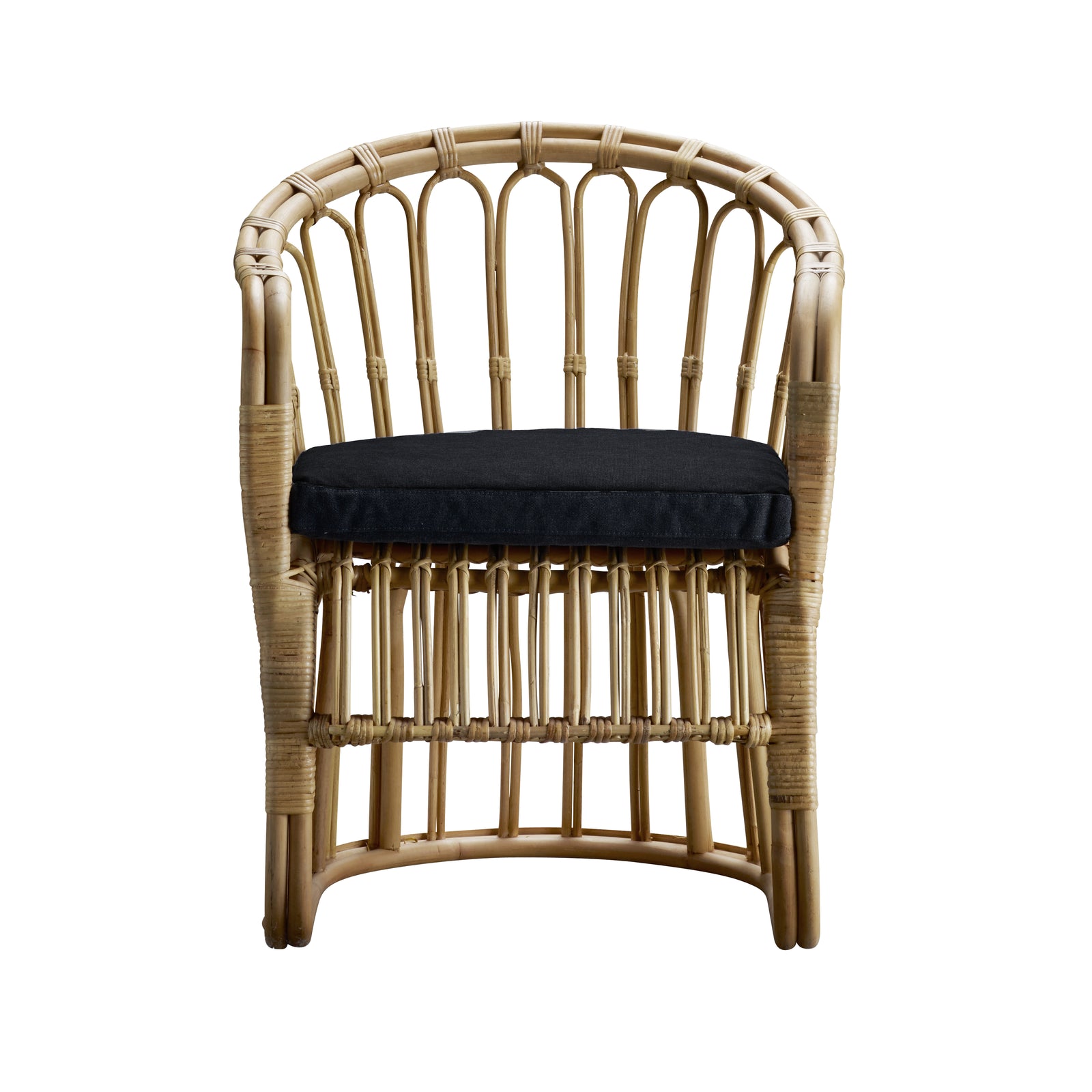 Produktbillede af TINE K HOME STOL RATTAN INKL HYNDE PHANTOM 85 i premium kvalitet