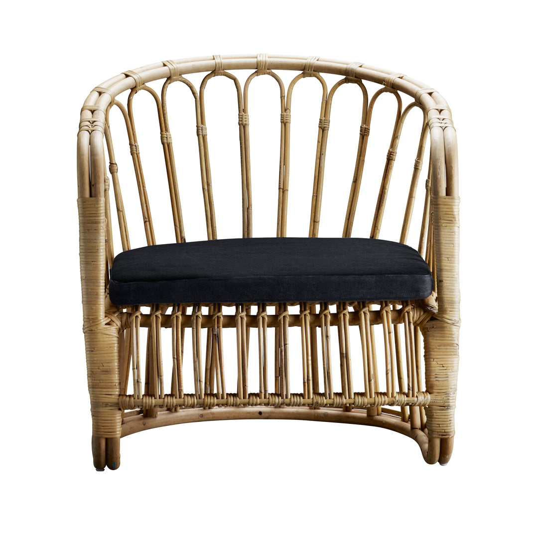 Produktbillede af TINE K HOME LOUNGE STOL RATTAN INKL HYNDE PHANTOM 82 i premium kvalitet