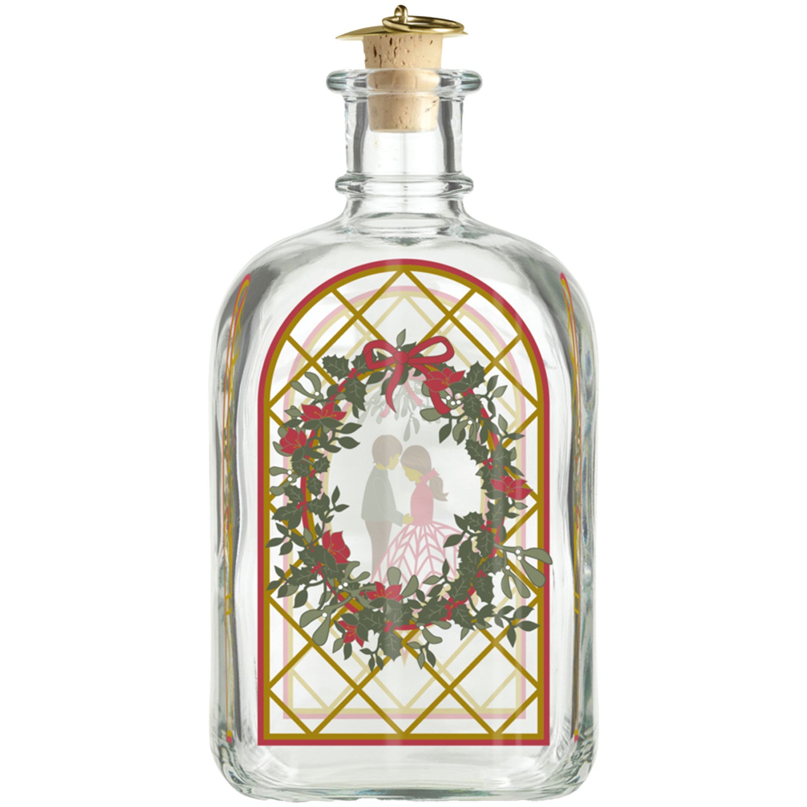 Holmegaard Holmegaard Julesnapseflaske 2025 73 cl, multi – produktfoto (Snapskarafel)