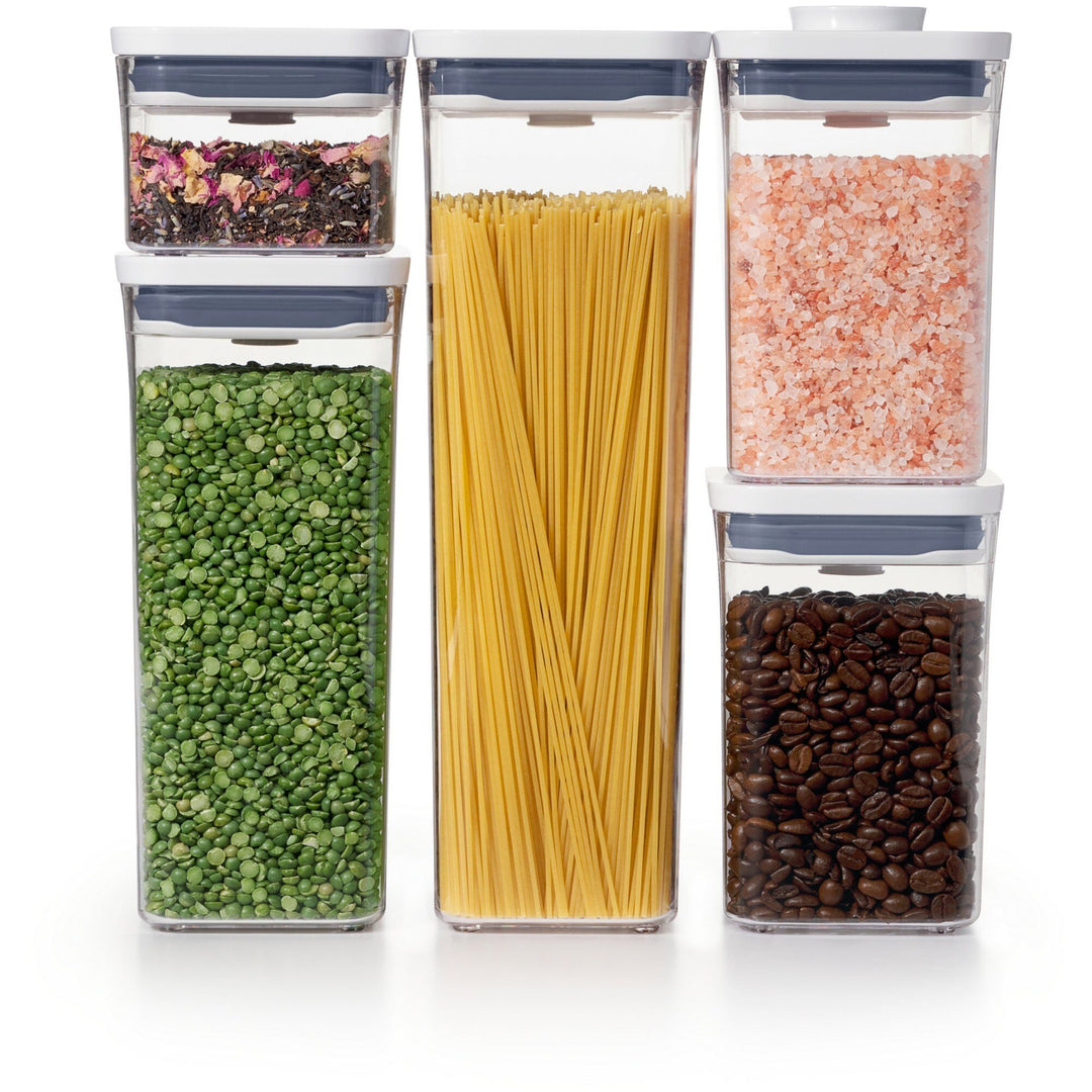 Oxo Oxo POP Container set i 5 dele – vinkelbillede (Opbevaringsboks)