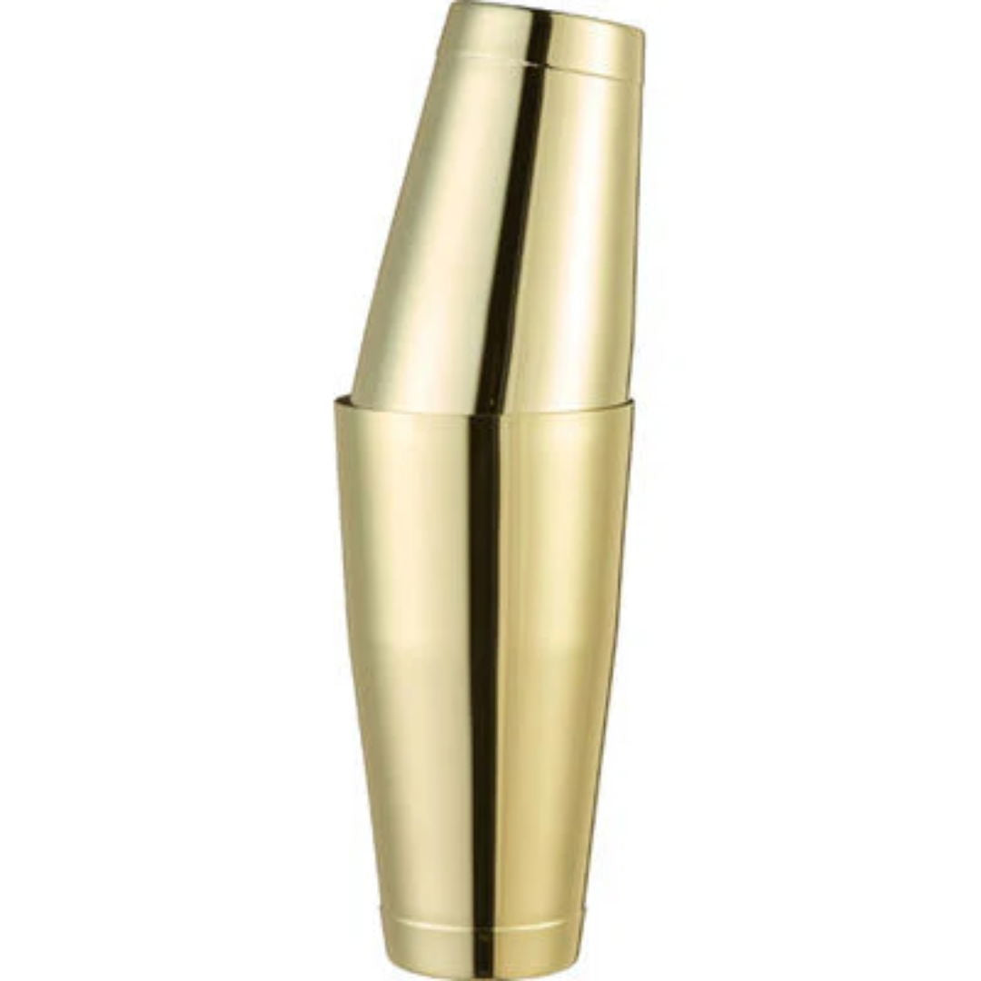 Produktbillede af Barprofessional Boston Shaker Stål 800 Ml Gold på tilbud – premium kvalitet og detaljer