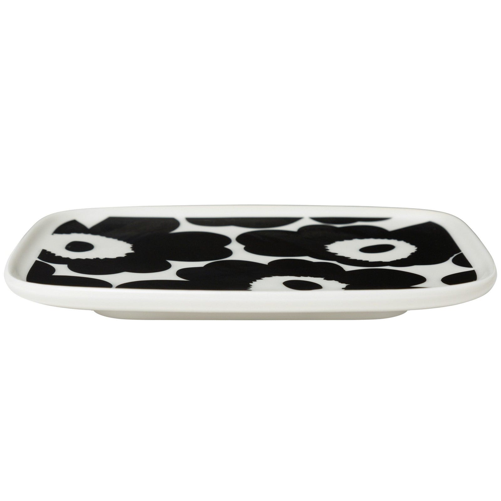 Marimekko Marimekko Unikko tallerken, 12 x 15 cm., hvid – produktvisning (Tallerkener)