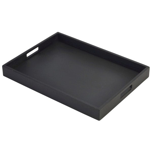 Solid Black Butlers Tray 44 x 32 x 4.5cm ❤ Kæmpe udvalg i Genware ❤ Billig fragt og hurtig levering 2 - 5 hverdage - Varenummer: BAR-632345 / Ean: &