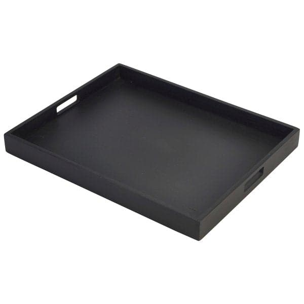 Solid Black Butlers Tray 49 x 38.5 x 4.5cm ❤ Kæmpe udvalg i Genware ❤ Billig fragt og hurtig levering 2 - 5 hverdage - Varenummer: BAR-632346 / Ean: &