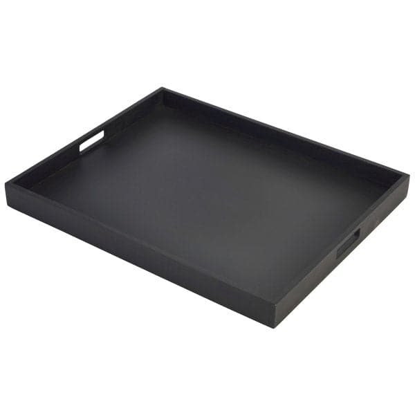 Solid Black Butlers Tray 53.5 x 42.5 x 4.5cm ❤ Kæmpe udvalg i Genware ❤ Billig fragt og hurtig levering 2 - 5 hverdage - Varenummer: BAR-632347 / Ean: &