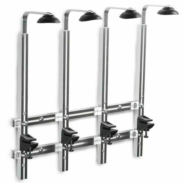 Produktbillede af Flaskeholder Vægmonteret 4 70cl / 1 Liter u. Doseringsmål på tilbud i premium kvalitet