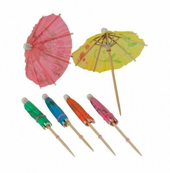 Cocktail Parasols Pk 144 ❤ Kæmpe udvalg i Beaumont ❤ Billig fragt og hurtig levering 2 - 5 hverdage - Varenummer: BAR-11494 / Ean: &