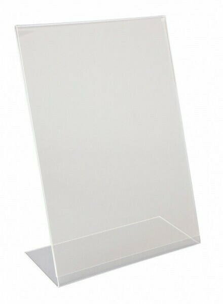 Perspex A4 Menu Holder (Vinklet) ❤ Stort online udvalg i Beaumont ❤ Billig fragt og hurtig levering 2 - 5 hverdage ❤ Varenummer: BAR-11899 / Ean: på lager - Udsalg på Hjem og have | Køkken og spisestue | Barudstyr Spar op til 58% - Over 412 kendte brands på udsalg