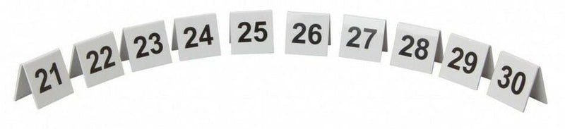 Bordnummer Plast Nr. 21-30 Sæt ❤ Kæmpe udvalg i Beaumont ❤ Billig fragt og hurtig levering 2 - 5 hverdage - Varenummer: BAR-10329 / Ean: &