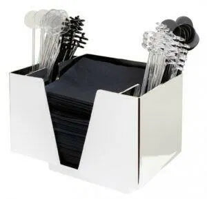 3 Part Bar Organizer Chrome