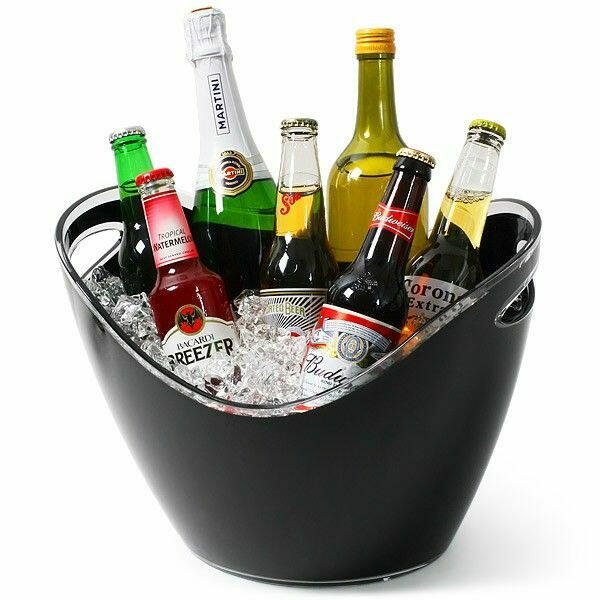 Vin / Champagne Køler Sort 8 Liter Plast ❤ Kæmpe udvalg i Beaumont ❤ Billig fragt og hurtig levering 2 - 5 hverdage - Varenummer: BAR-15534 / Ean: &