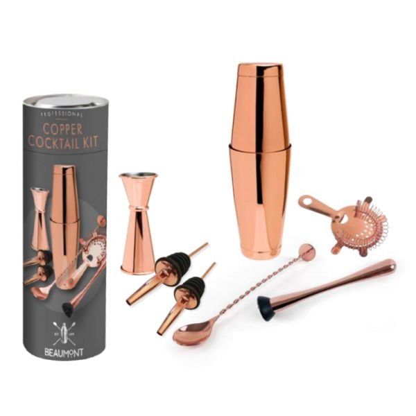 Cocktailshaker Sæt Med 8 Dele Kobber ❤ Kæmpe udvalg i Beaumont ❤ Billig fragt og hurtig levering 2 - 5 hverdage - Varenummer: BAR-649732 / Ean: '5020229111856 på lager - Udsalg på Barudstyr Barværktøj Barsæt Spar op til 51% - Over 434 design brands på udsalg