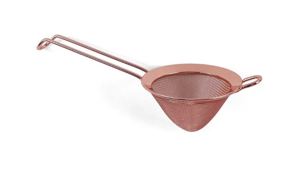 Produktbillede af Fine Mesh Strainer Kobber på tilbud – premium kvalitet og detaljer