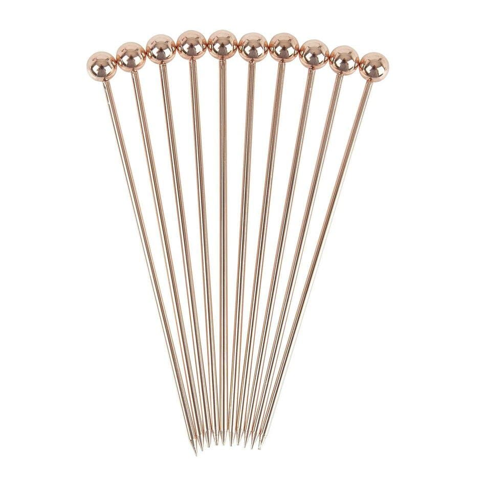 Ball Garnish Drinkspind Pk10 Copper ❤ Kæmpe udvalg i Beaumont ❤ Billig fragt og hurtig levering 2 - 5 hverdage - Varenummer: BAR-13570 / Ean: '5020229110064 på lager - Udsalg på Barudstyr Cocktailtilbehør Drinkspinde Spar op til 64% - Over 400 kendte brands på udsalg