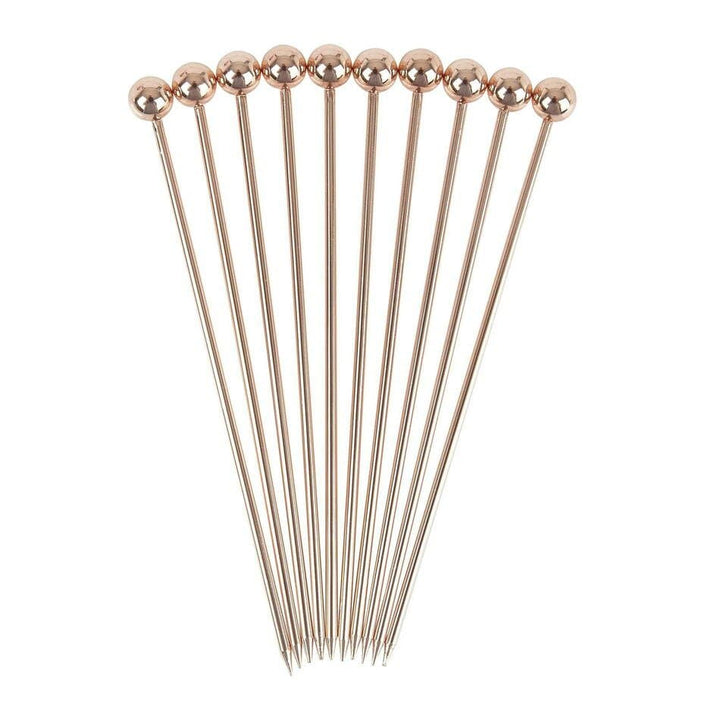 Ball Garnish Drinkspind Pk10 Copper ❤ Kæmpe udvalg i Beaumont ❤ Billig fragt og hurtig levering 2 - 5 hverdage - Varenummer: BAR-13570 / Ean: '5020229110064 på lager - Udsalg på Barudstyr Cocktailtilbehør Drinkspinde Spar op til 64% - Over 400 kendte brands på udsalg