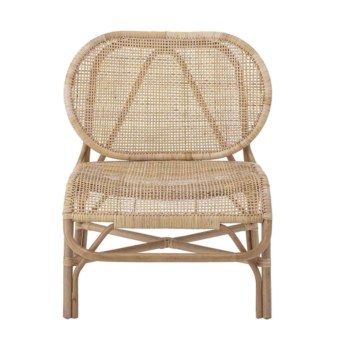 Produktbillede af BLOOMINGVILLE Rosen loungestol u. armlæn natur rattan i premium kvalitet