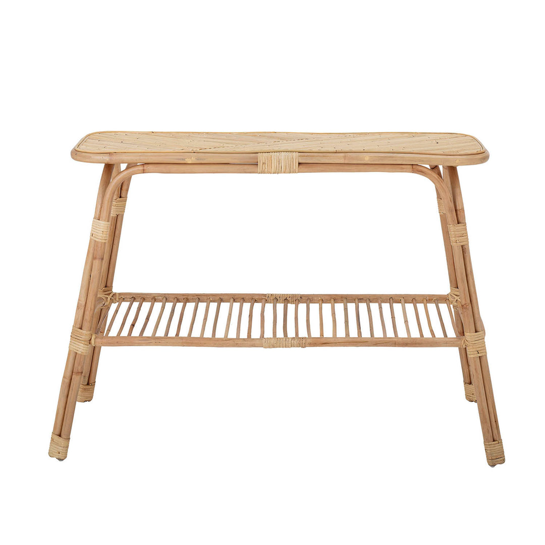 Produktbillede af CREATIVE COLLECTION Thenna konsolbord m. hylde natur rattan 111x45 i premium kvalitet