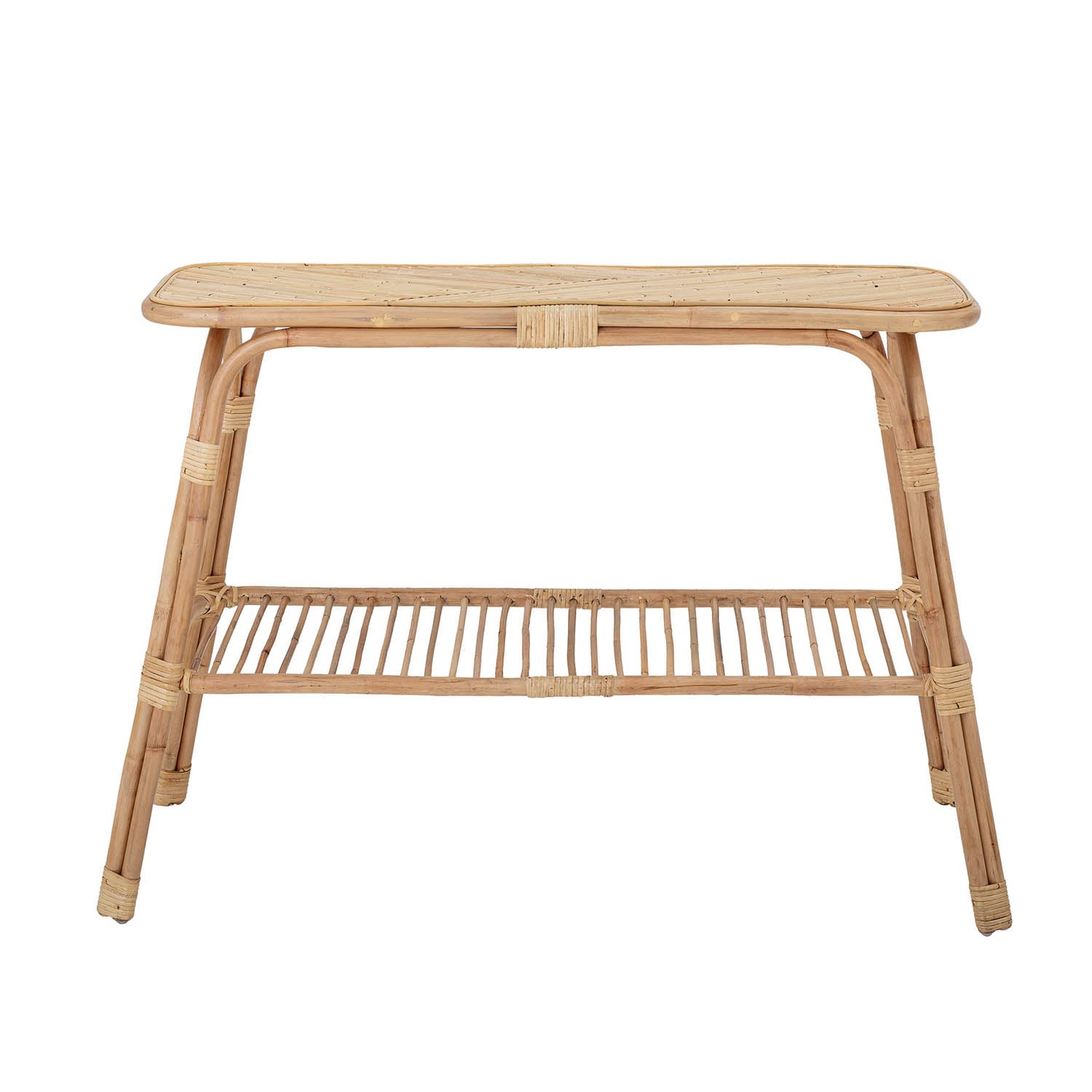 Produktbillede af CREATIVE COLLECTION Thenna konsolbord m. hylde natur rattan 111x45 i premium kvalitet