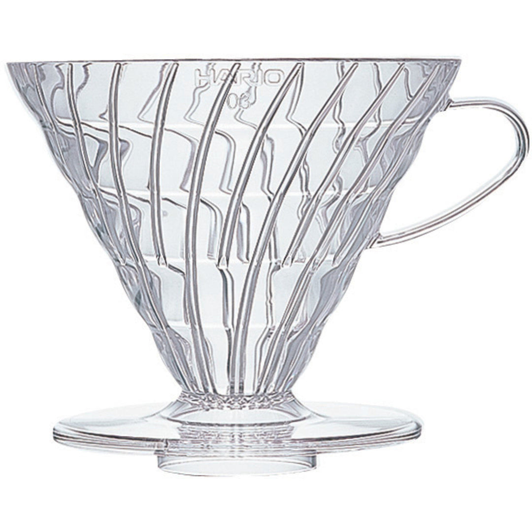 Hario Hario 3 Cup Dripper V60 klar plast – detaljebillede (Kaffeskål)