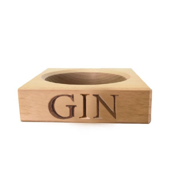 Produktbillede af Gin Flaske Holder Birketræ på tilbud i premium kvalitet
