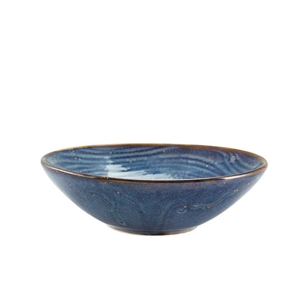 Produktbillede af Terra Aqua Blå Økologisk Skål 22cm Genware på tilbud i brug