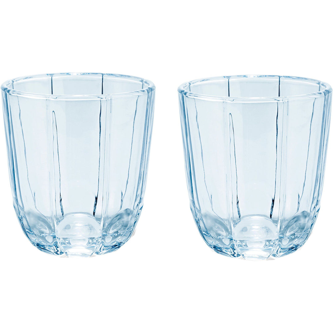 Holmegaard Holmegaard Lily vandglas, blue iris, 32 cl, 2 stk. – frontbillede (Glas)
