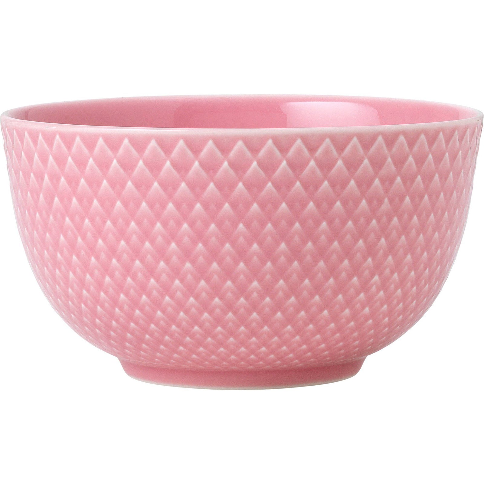 Lyngby porcelæn Lyngby porcelæn Rhombe Color Skål 11 cm rosa – close-up (Skål)