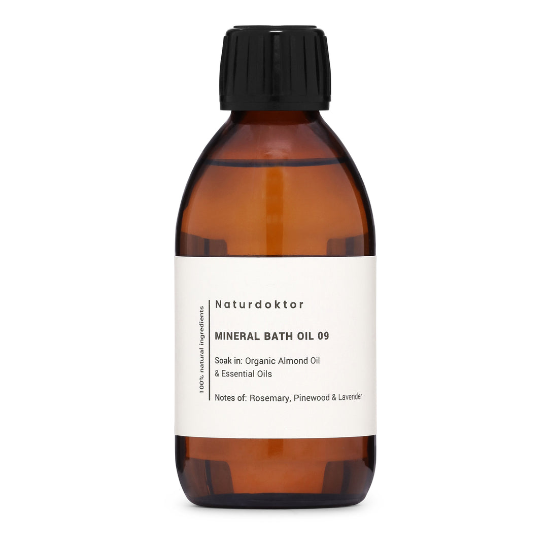 Produktbillede af Naturdoktor badeolie Rosmarin Fyrretræ & Lavendel på tilbud i høj kvalitet