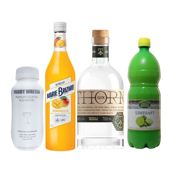 Produktbillede af Gin Hass Sour Drinkspakke på tilbud – premium kvalitet og detaljer