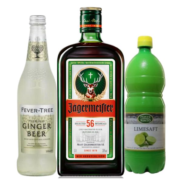 Produktbillede af Jägermeister Mule Drinkspakke på tilbud i premium kvalitet