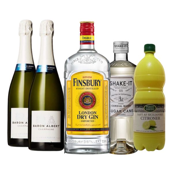 Produktbillede af French 75 Drinkspakke på tilbud i premium kvalitet